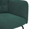 vidaXL Stolica za ljuljanje tamnozelena baršunasta