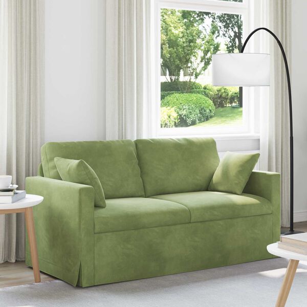 vidaXL Sofa Svijetlo zelena