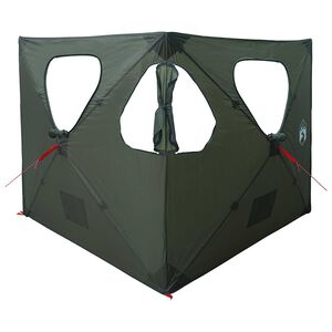 vidaXL Lovni &scaron;ator Maslinasto zelena 145 x 145 x 150 cm