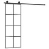 vidaXL Klizna vrata s priborom 76 x 205 cm od ESG stakla i aluminija