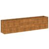 vidaXL Povi&scaron;ena vrtna gredica 291x50x69 cm Corten čelik