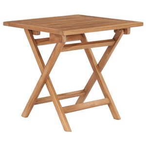 vidaXL Sklopivi vrtni stol od masivne tikovine 45 x 45 x 45 cm