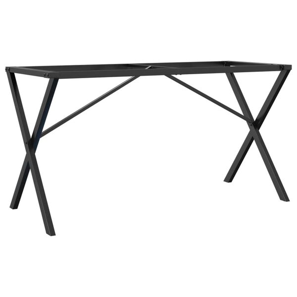 vidaXL Noge za blagovaonski stol X-oblika 140x60x73cm čelik