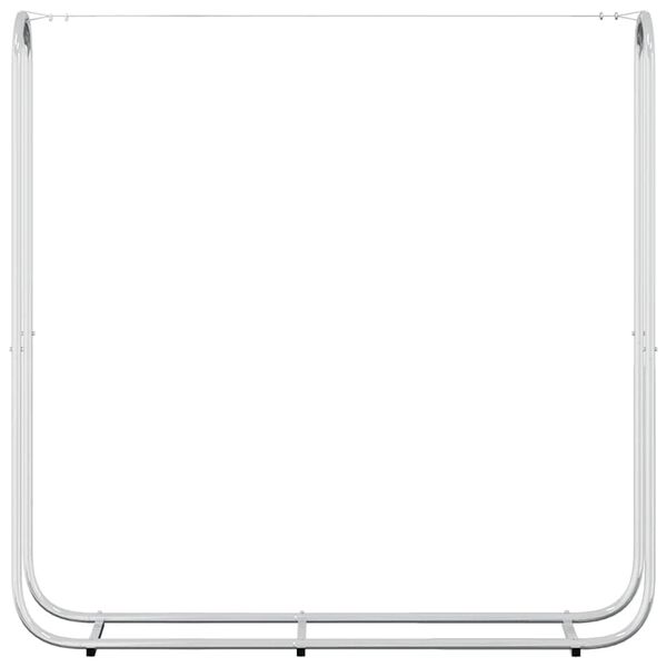 vidaXL Stalak za drva za ogrjev 150x25x150 cm Pocinčani čelik