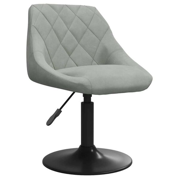 vidaXL Blagovaonska stolica svjetlosiva bar&scaron;unasta