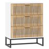 vidaXL Komoda bijela 60 x 30 x 75 cm od konstruiranog drva