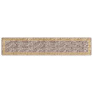 vidaXL Traka za tepih MARSA Siva 80 x 400 cm Poliester i PVC