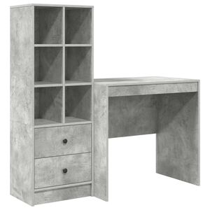 vidaXL Stol Betonski sivi 125,5 x 50 x 127 cm 2 kom.