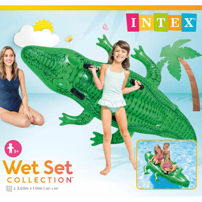 Intex Giant Gator igračka na napuhavanje 203 x 114 cm