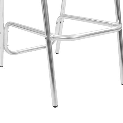 vidaXL Složivi barski stolci 2 kom aluminijski