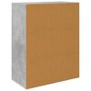 vidaXL Komoda siva boja betona 60 x 30 x 75 cm od konstruiranog drva