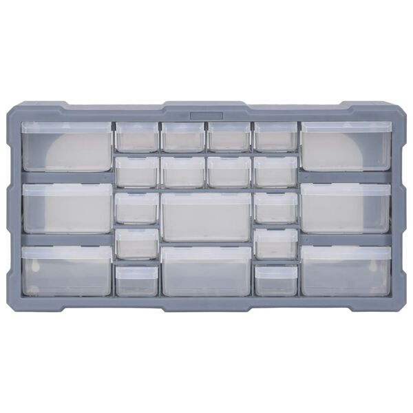 vidaXL Organizator s 22 ladice 49 x 16 x 25,5 cm