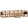 vidaXL Set vanjskih sofa 7 pcs Prirodna Čvrsto drvo akacije