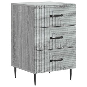 vidaXL Noćni ormar Siva sonoma 43 x 41 x 66,5 cm Konstruirano drvo