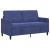 vidaXL Sofa s pohranom Policijska plava 152 x 78 x 87 cm Poliester