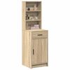 vidaXL Highboard Sonoma hrast 40 x 40,5 x 135 cm Konstruirano drvo