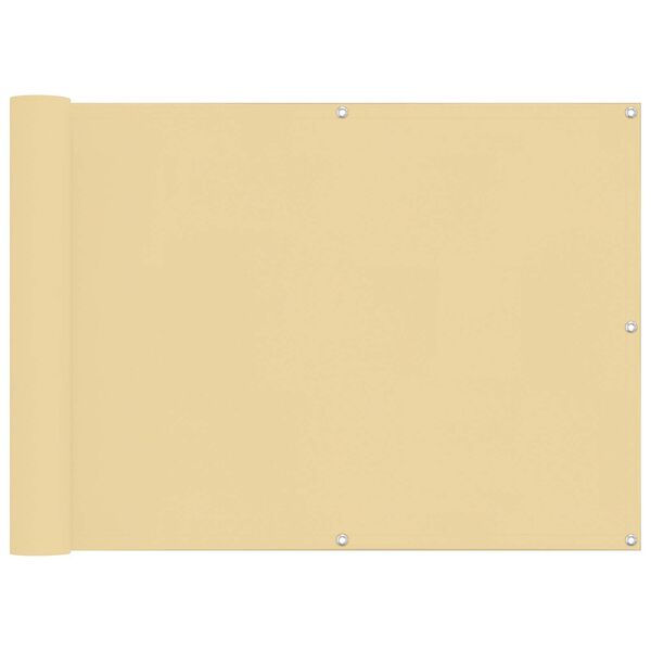 vidaXL Balcony ekran PU prekriveni oksford alu