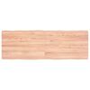 vidaXL Stolna ploča svjetlosmeđa 120x40x(2-4) cm obrađena hrastovina