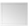 vidaXL Zidno ogledalo 80 x 60 cm stakleno