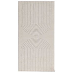 vidaXL Tepisi za područja Pravokutni HUARTE Krema 150 x 80 cm