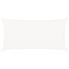 vidaXL Jedro za za&scaron;titu od sunca HDPE pravokutno 2 x 4 m bijelo