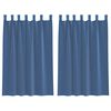 vidaXL Voile zavjese s petljama 2 kom. kraljevsko plave 140x175 cm