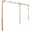 vidaXL Pergola od Bambusa 385x40x205 cm