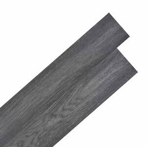 vidaXL Podne daske Crna i bijela 5,02 m&sup2; 36 kom. PVC