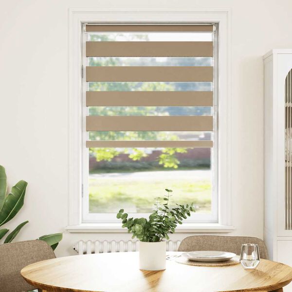 vidaXL Zavjesa zebra 70x150 cm &scaron;irina tkanine 65,9 cm poliester