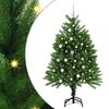 vidaXL Božićno drvce s 150 LED svjetlima s stalakom Zelena 120 cm PE