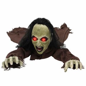 vidaXL Halloween zombi koji puzi SPOOKA Smeđa 94 x 130 x 29 cm