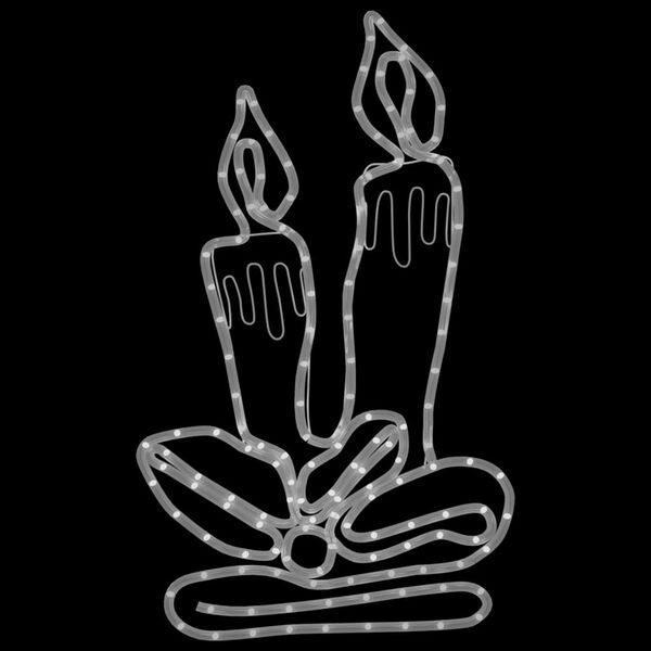 vidaXL Figura božićnih svijeća sa 144 LED žarulje 70 x 42 cm