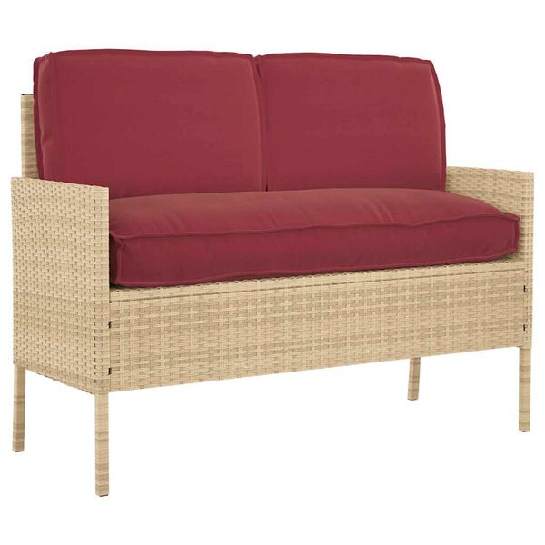 vidaXL Set jastučića 3 pcs Vinska crvena Oxford tkanina