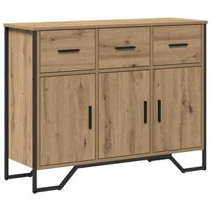 vidaXL Kreveta s ladicama Umjetnički hrast 97 x 32,5 x 74,5 cm