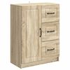vidaXL Kreveta Hrast sonoma 66 x 34,5 x 87 cm Konstruirano drvo