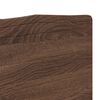 vidaXL Uzglavlje Smeđi hrast 200 cm Konstruirano drvo