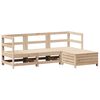 vidaXL 4-dijelni set vrtnih sofa od masivne borovine