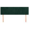 vidaXL Uzglavlje s u&scaron;ima tamnozeleno 147x16x78/88 cm bar&scaron;unasto