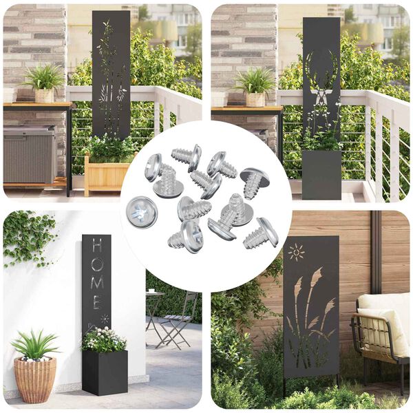 vidaXL Zaključni vijci 19149 pcs Srebrno Željezo