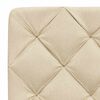vidaXL Krevet s madracem krem 90 x 190 cm od tkanine
