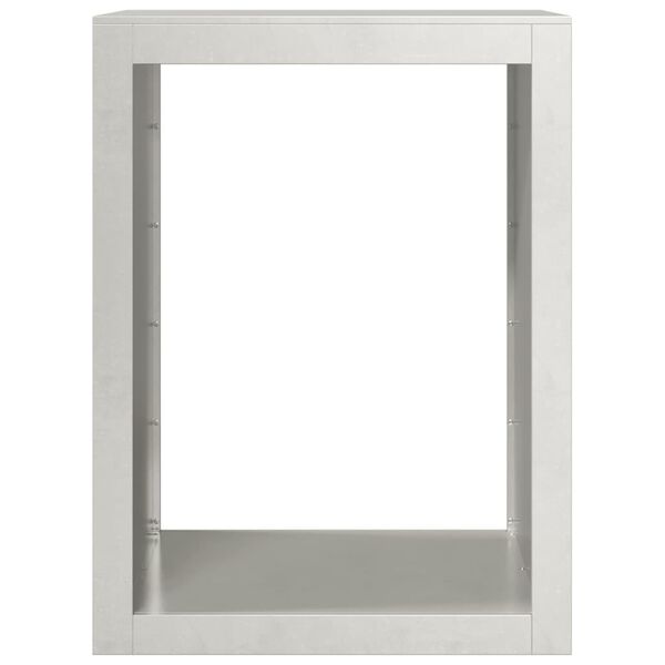 vidaXL Stalak za drva za ogrjev 60 x 40 x 80 cm od nehrđajućeg čelika