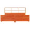 vidaXL Krevet s regalom za knjige bez madraca 180x200 cm masivno drvo