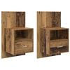vidaXL Noćni ormar 2 kom. Staro drvo 50 x 32,5 x 80cm