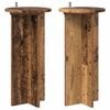 vidaXL Stalak za biljke 2 kom. Staro drvo 29,5 x 29,5 x 60 cm