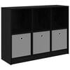 vidaXL Kreveta Crni hrast 102 x 32 x 73,5 cm