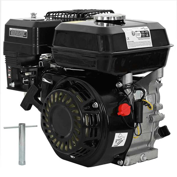 Crni benzinski motor 6,5 KS 4,8 kW