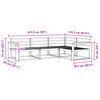vidaXL Set vanjskih sofa 4 pcs Prirodna Čvrsto drvo akacije