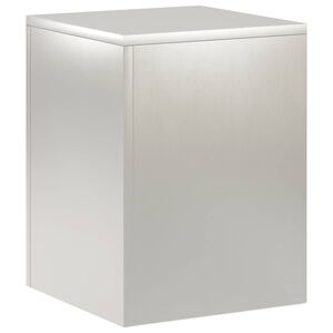 vidaXL Stalak za biljke Srebrna 30 x 30 x 40 cm Čelik