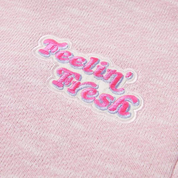 Dječja topla majica svjetloljubičasta 128