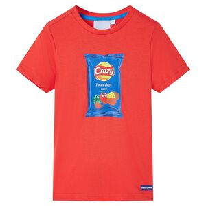 Dječja majica kratkih rukava crvena 140